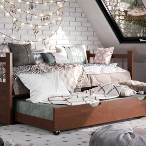 Ambiente de dormitório produzido em render 3d para o fabricante deste móveis